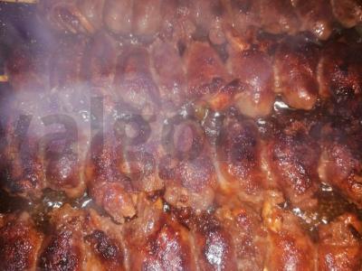 Vištienos širdies kebabas Žingsnis 5