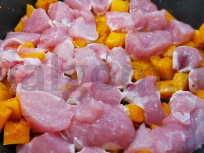 Kalakutienos azu su moliūgais Žingsnis 5