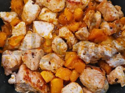 Kalakutienos azu su moliūgais Žingsnis 6