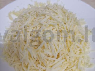 Oro sūrio gougères ant choux tešlos Žingsnis 2