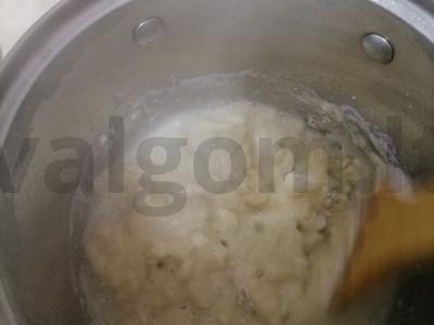 Oro sūrio gougères ant choux tešlos Žingsnis 4
