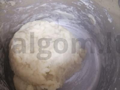 Oro sūrio gougères ant choux tešlos Žingsnis 5