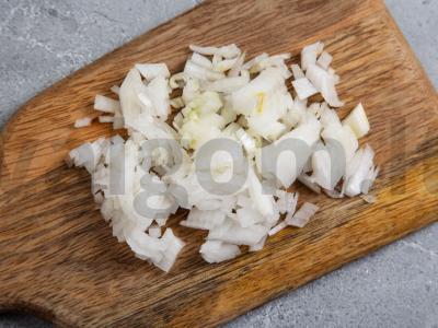 Receptas trinta su grikiais ir grybais Žingsnis 4