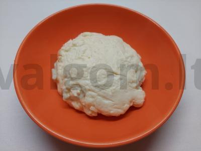 Naminis sūris iš pieno ir šliužo fermentų Žingsnis 3