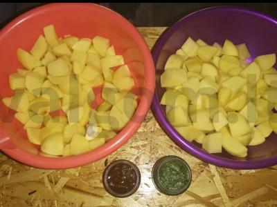 Aromatingos bulvės Žingsnis 2