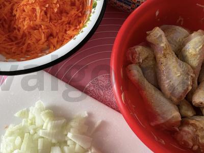 Ryžių kojos orkaitėje Žingsnis 1