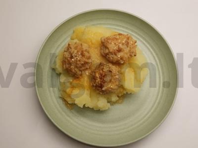 Sultingi jautienos kukuliai su ryžiais pagrindine nuotrauka