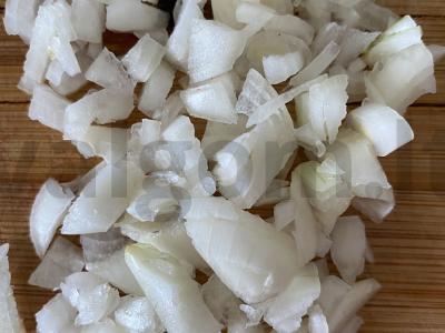 Bulgur su kepenėlėmis ir daržovėmis Žingsnis 4