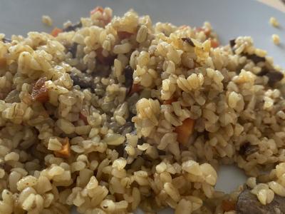 Bulgur su kepenėlėmis ir daržovėmis pagrindine nuotrauka