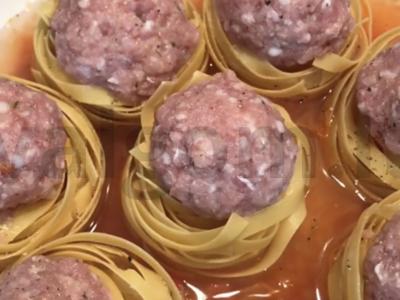Įdaryti lizdai pomidorų glazūroje Žingsnis 5