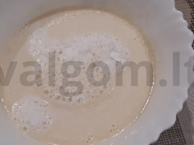 Lacy amerikietiški manų kruopų blyneliai Žingsnis 5