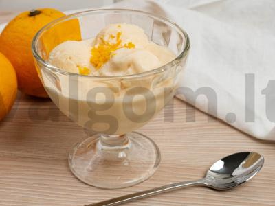 Mandarinų ledai pagrindine nuotrauka