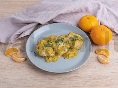 Vištienos kukuliai su mandarinų ir šviežių čiobrelių marinatu pagrindine nuotrauka