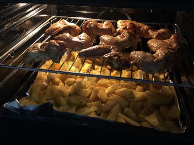 Sparneliai su bulvėmis orkaitėje Žingsnis 4