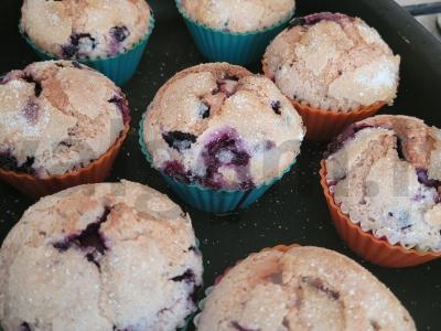 Didžiuliai mėlynių keksiukai Žingsnis 11