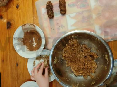 Bulvių pyragas iš sausainių Žingsnis 4