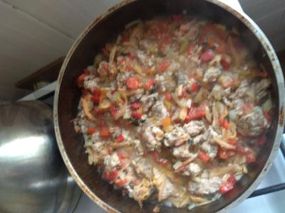 Flotsam makaronai su daržovėmis Žingsnis 1