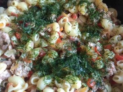 Flotsam makaronai su daržovėmis Žingsnis 3