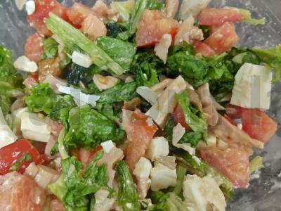 Sultingos salotos su rūkyta vištiena Žingsnis 6