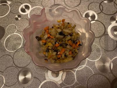 Dietinis daržovių troškinys pagrindine nuotrauka