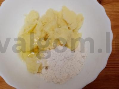 Bulvių rutuliukai "Airy" Žingsnis 1