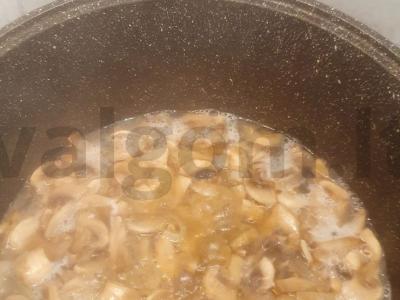 Grybų tyrės sriuba. Žingsnis 5