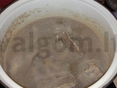 Barščiai su burokėliais Žingsnis 1