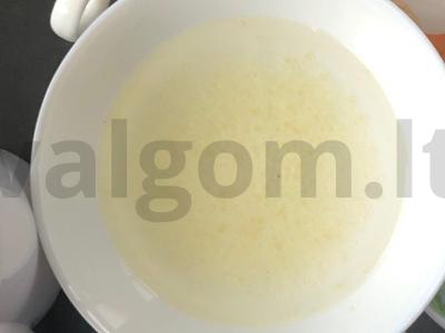 Desertas "Dryžiai" Žingsnis 1