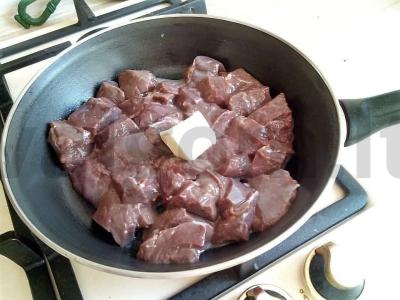 Margarino blyneliai su jautienos kepenėlėmis Žingsnis 2