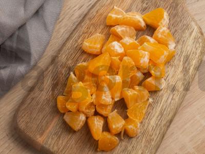Mandarinų uogienė su baravykais Žingsnis 1