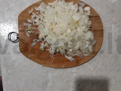 Nedžiovintas kepsnys su šviežiomis daržovėmis Žingsnis 4