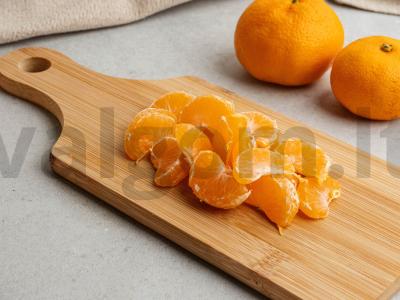 Desertas su sausainiais, mandarinais ir kremu Žingsnis 3