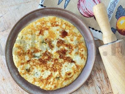 Sūrio ir varškės plokštainis. pagrindine nuotrauka