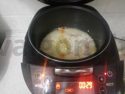 Pilavas su kiauliena multicooker keptuvėje Žingsnis 3