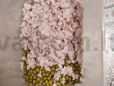 Salotos "Stolichny Special" Žingsnis 1