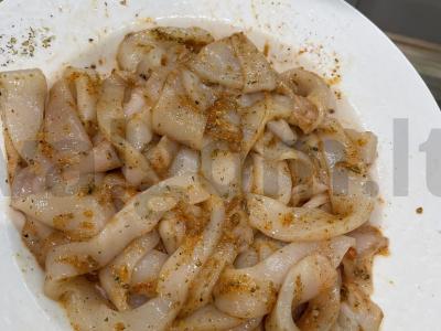Skaniausi traškūs kalmarų žiedai Žingsnis 2