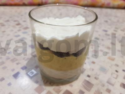 Desertas su varške ir bananais Žingsnis 6