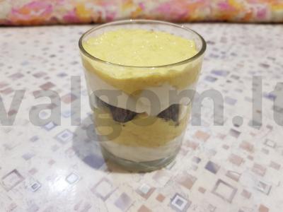 Desertas su varške ir bananais Žingsnis 7