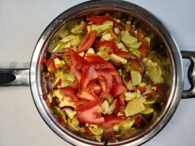 Skanus daržovių garnyras Žingsnis 2