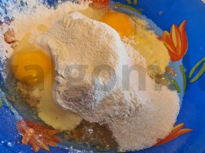 Moliūgų ir morkų keksas. Žingsnis 3