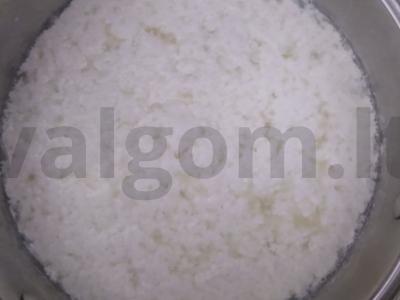 Naminis "Philadelphia" sūris iš kefyro ir pieno Žingsnis 1