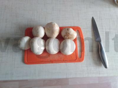 Grikiai su grybais jų pačių sultyse Žingsnis 2