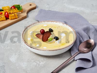 Kukurūzų košė su pienu 1% pagrindine nuotrauka