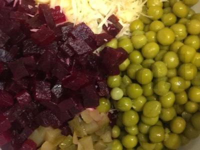 Salotos "Violetta" su virtais burokėliais Žingsnis 4