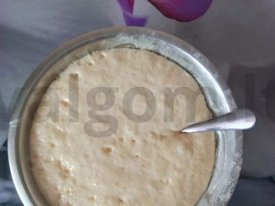 Naminė pica su konservuotais grybais Žingsnis 1