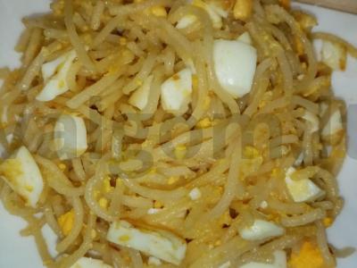 Makaronai "Kaip vaikų darželyje". pagrindine nuotrauka