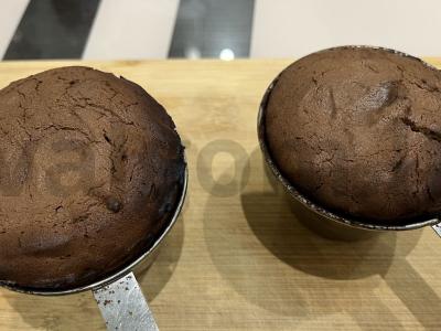 Šokoladinis fondantas Žingsnis 8