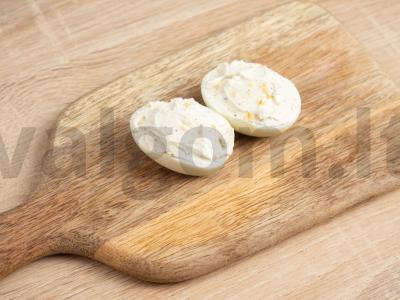 Kiaušiniai, įdaryti varškės sūriu Žingsnis 3