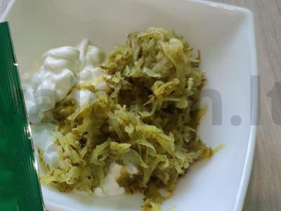 Tartar padažas Žingsnis 1