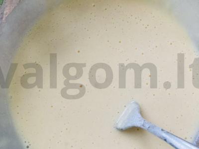 Itališkas obuolių pyragas iš ryžių miltų Žingsnis 3